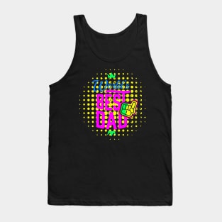 Colorful 1 World's Best Dad Tank Top